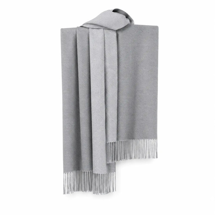 WS Scarf Two Tone - MedGrey& Grey Tania Hird Designs