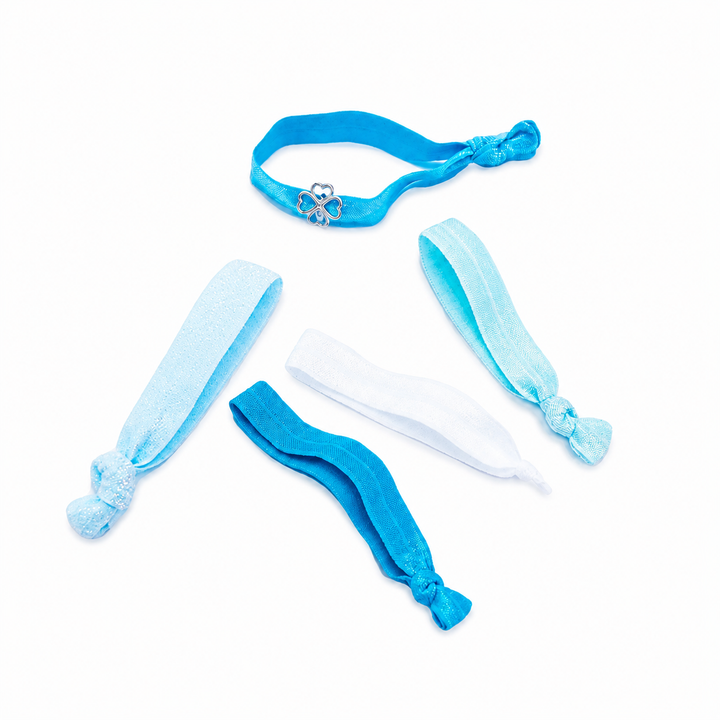 Foil Hair Ties - Clover Selection