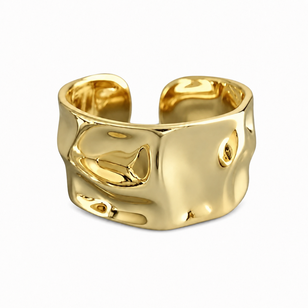 WS Cuff Ring - Gold - Hero