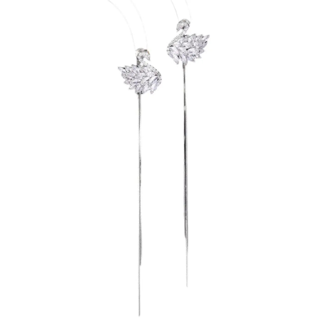 Cygnet Earrings – Crystal
