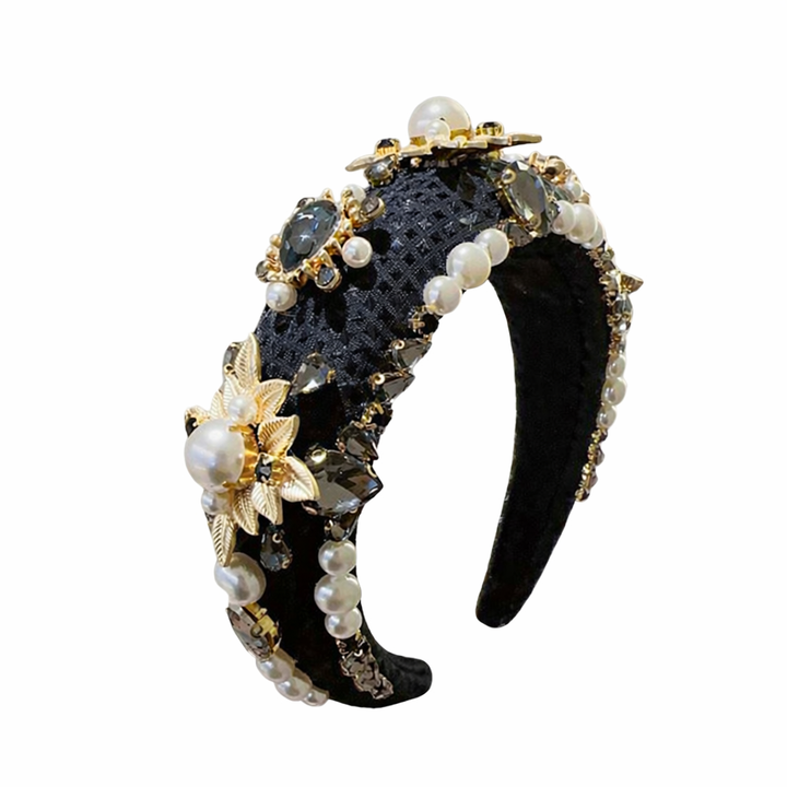 WS Sienna Bling headband in Black Tania Hird Designs