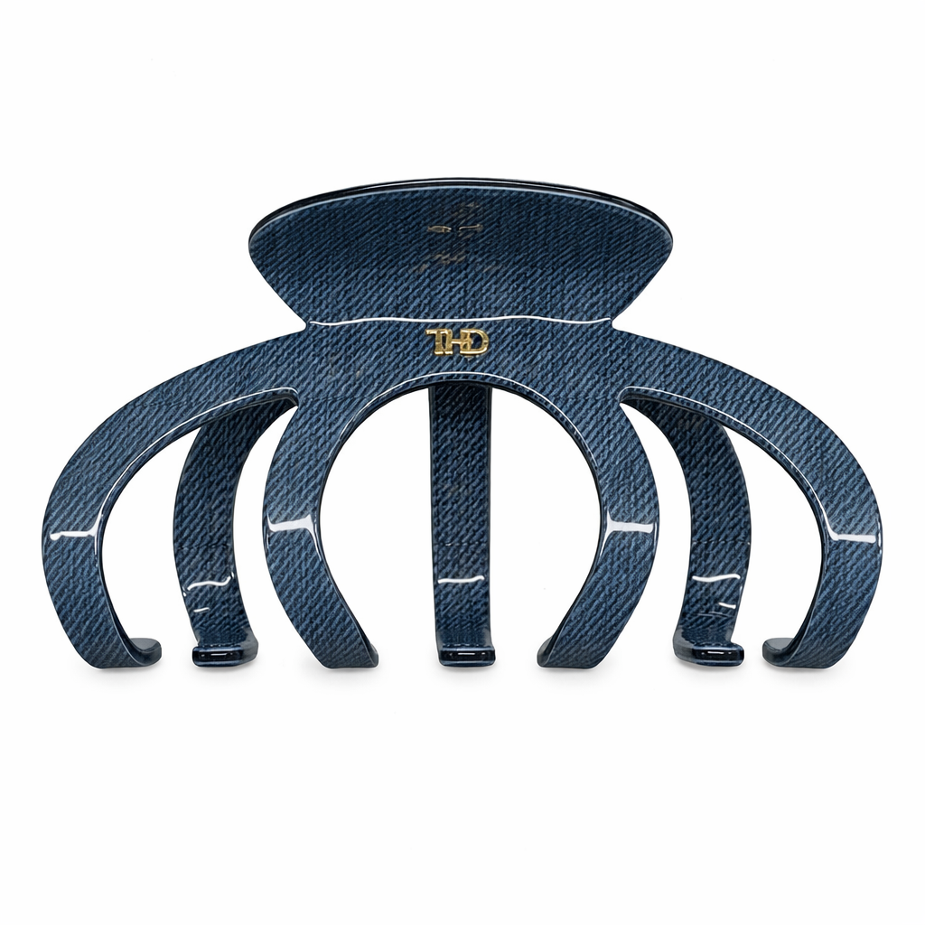Acetate Octopus Hair Claw 6.8cm in Denim HairFlairAus by THD