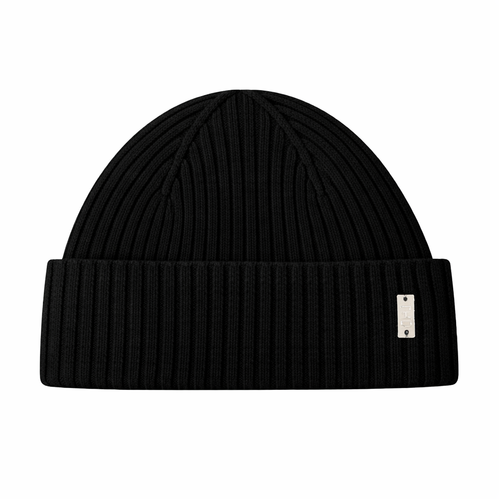 Skullie Unisex St Anton Beanies -Black tania hird designs