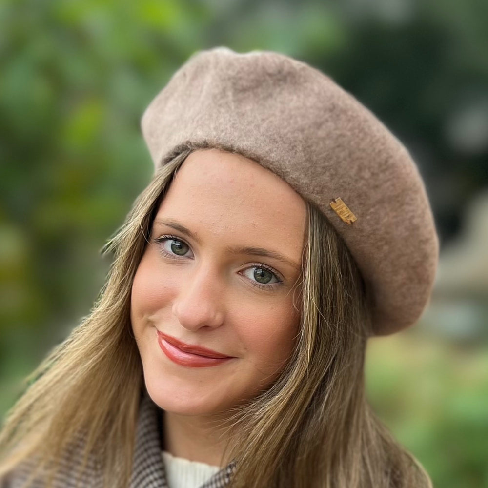 WS Élan Wool Beret - Oatmeal - Image 1