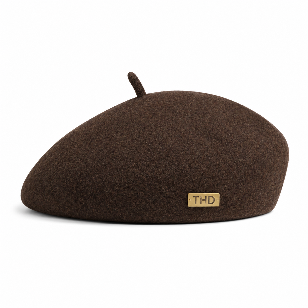 WS Élan Wool Beret - Chocolate - Hero