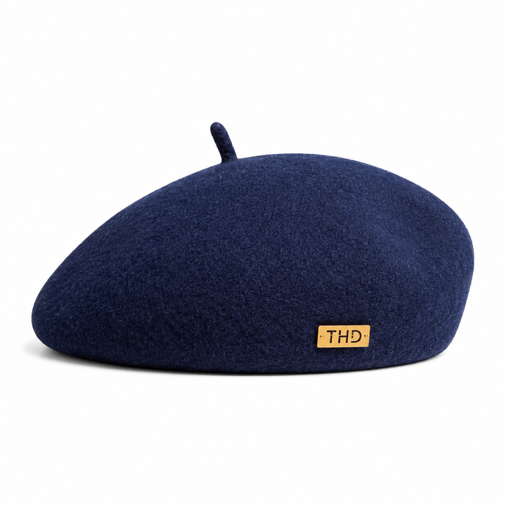 WS Élan Wool Beret - Navy - Hero