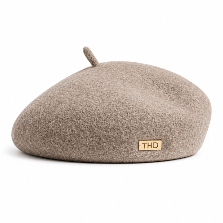 WS Élan Wool Beret - Oatmeal - Hero