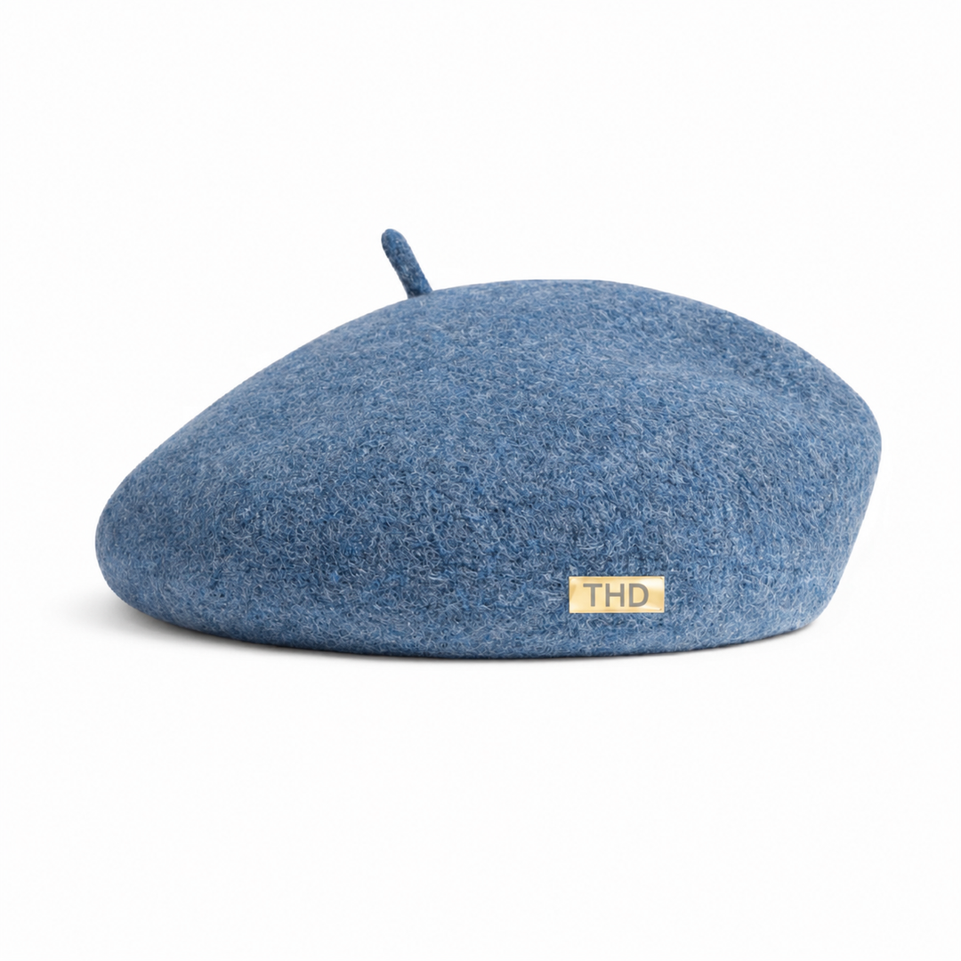 WS Élan Wool Beret - Steel Blue