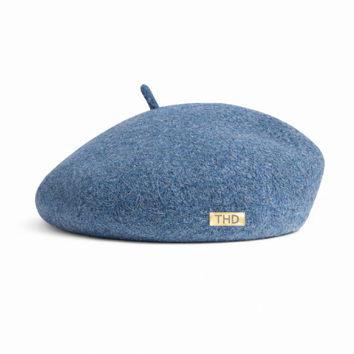 WS Élan Wool Beret - Steel Blue