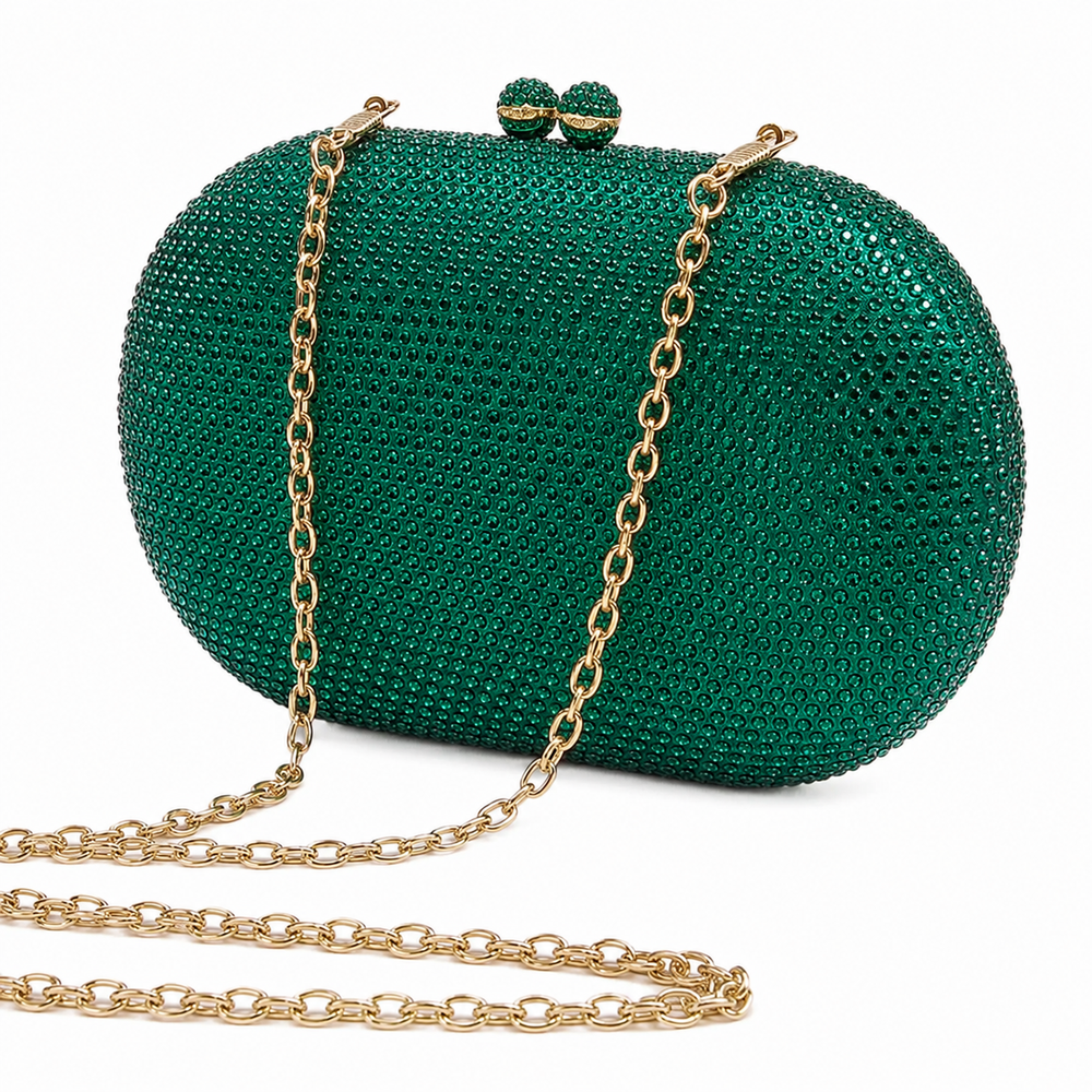 WS Ella Clutch Bag Hand Bag - Green - Hero