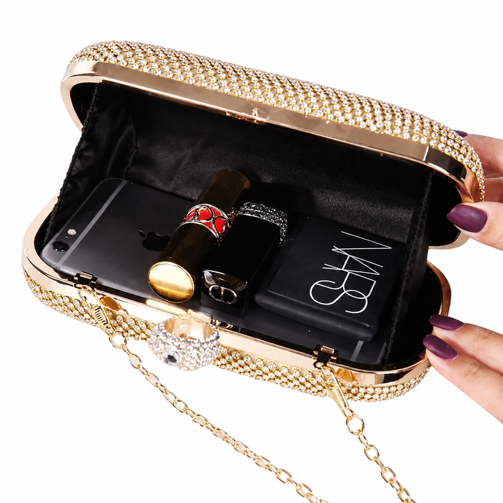 WS Eloise Clutch Bag - Gold - Image 3