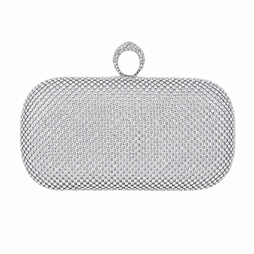 WS Eloise Clutch Bag - Silver - Hero