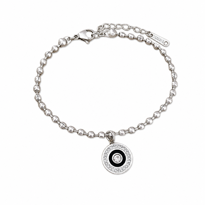 WS Evil Eye Titanium Bracelet - Silver - Hero