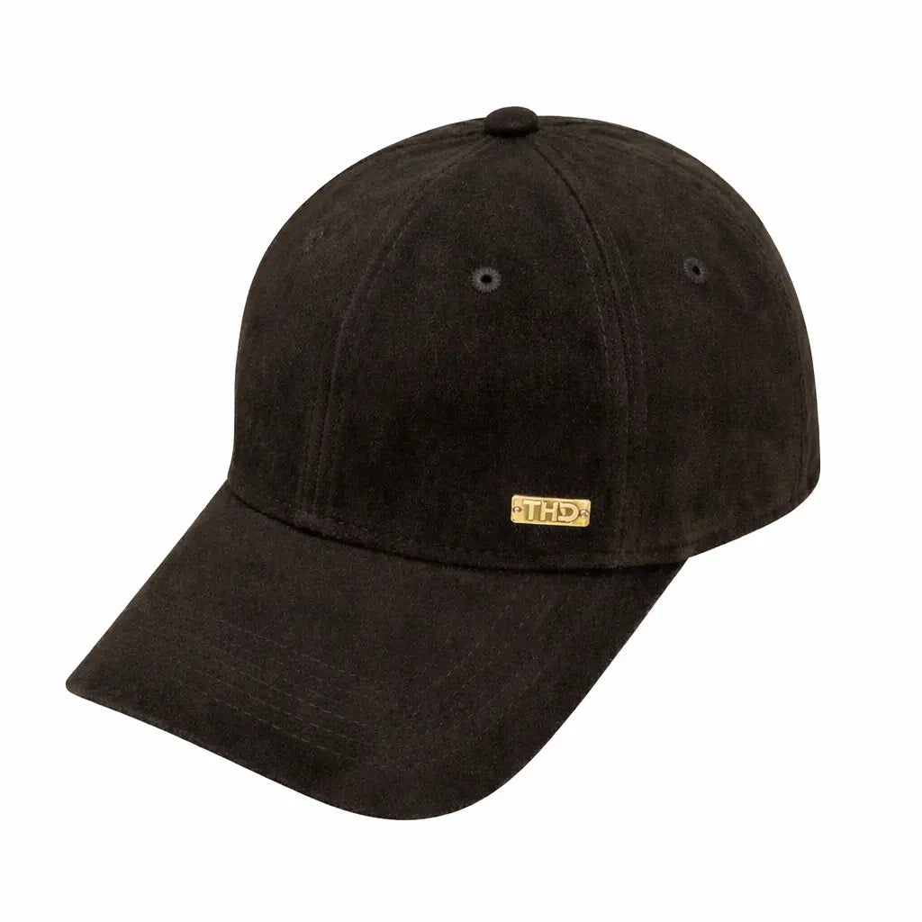 Vegan Suede Baseball Cap M in Chocolate Tania Hird Designs