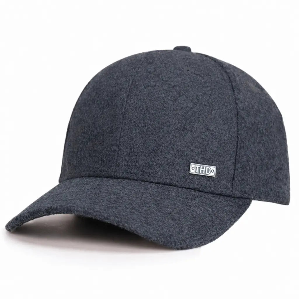 WS Wool blend Baseball Cap M in Grey Tania Hird Designs