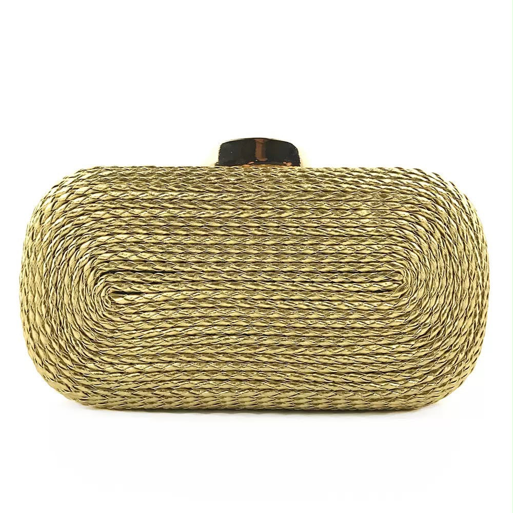 WS Felicity Coiled Rope Bag - Gold - Hero