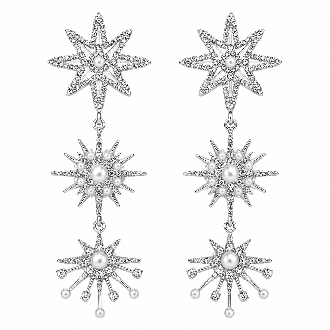 WS Fireworks Earrings - Silver - Hero