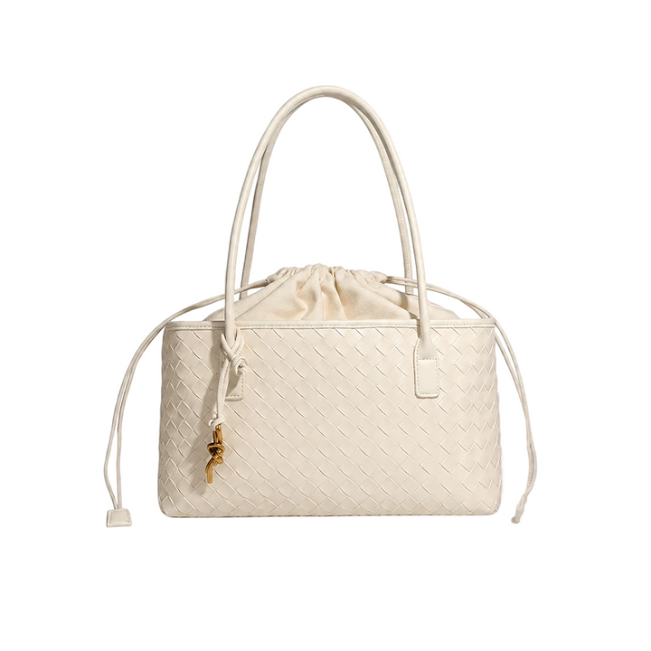 WS Francesca Vegan Leather Bag - White - Hero