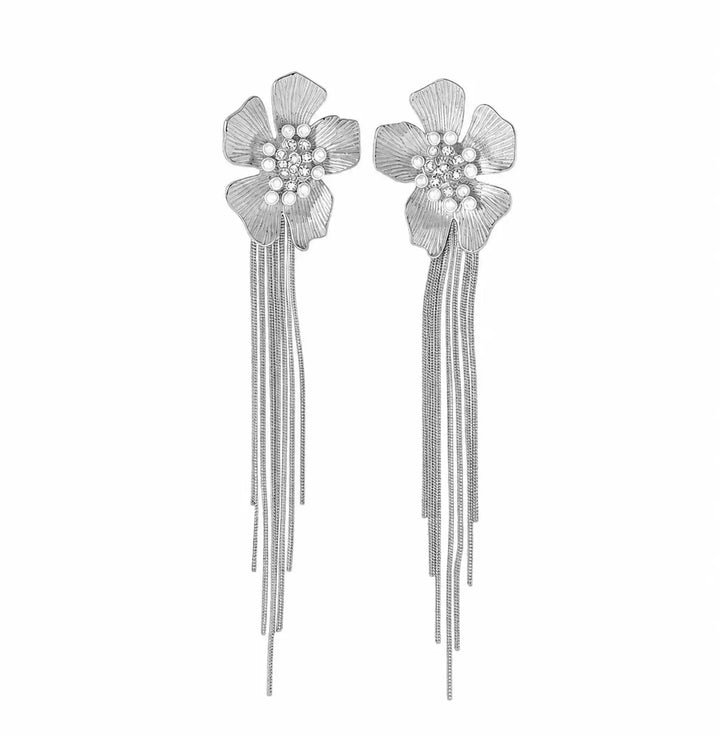 Gardenia Pearl Cascade Drop Earrings