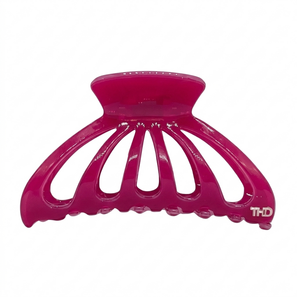 Classic Acetate Cutout  Hair Claw in Wine Red Tania Hird Designs