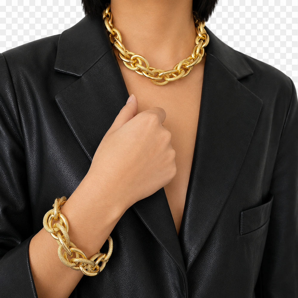 WS Gemma Chain Necklace - Gold - Image 1