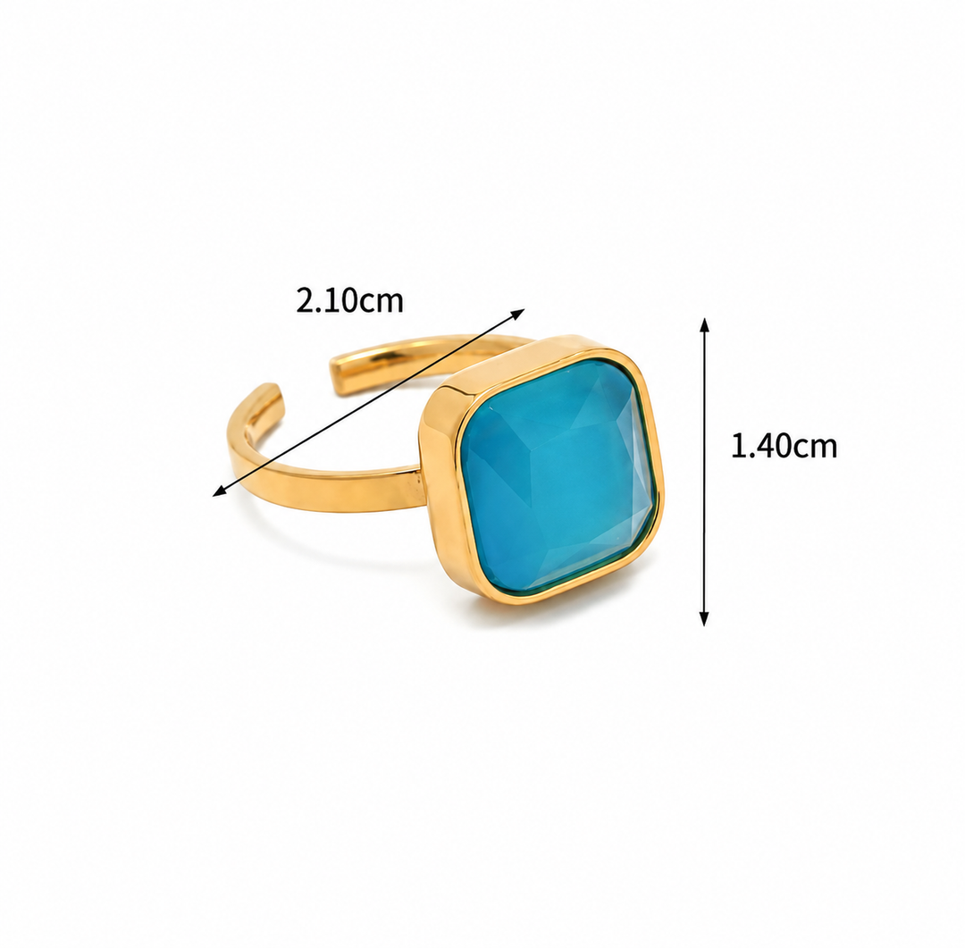 WS - Gold Ring Blue - Image 1