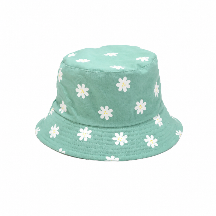 WS - Bucket Hat Reversible - Daisy - Green Daisy/Green - Hero