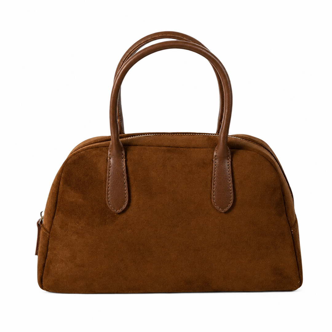 WS Houston Suede Bag - Brown - Hero