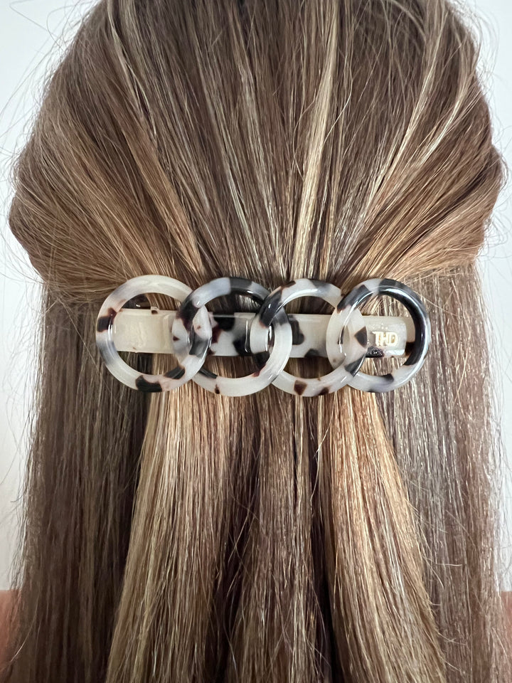 The Rings Barrette - Light Turtle