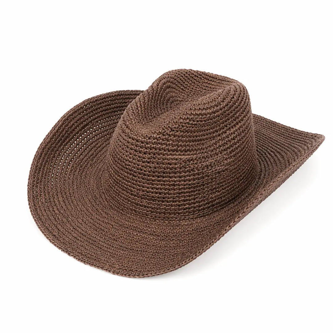 WS Jessie Raffia Cowboy Hat . Tania Hird Designs