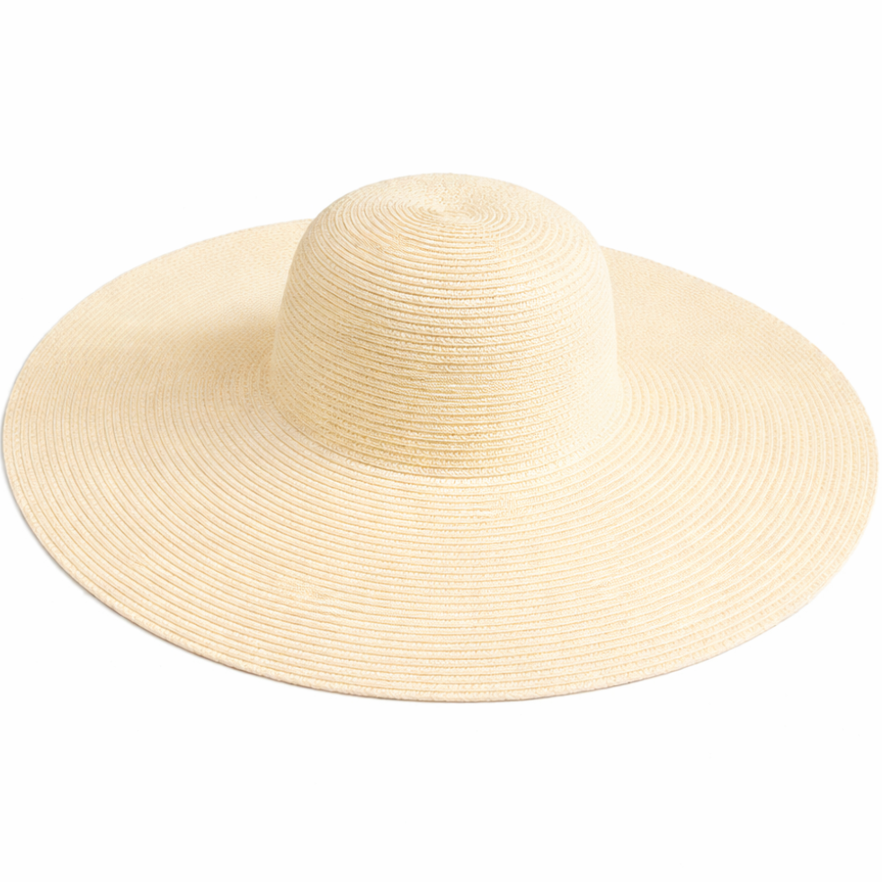 WS Kentucky Ultrawide Brim Hat - Natural Straw - Hero