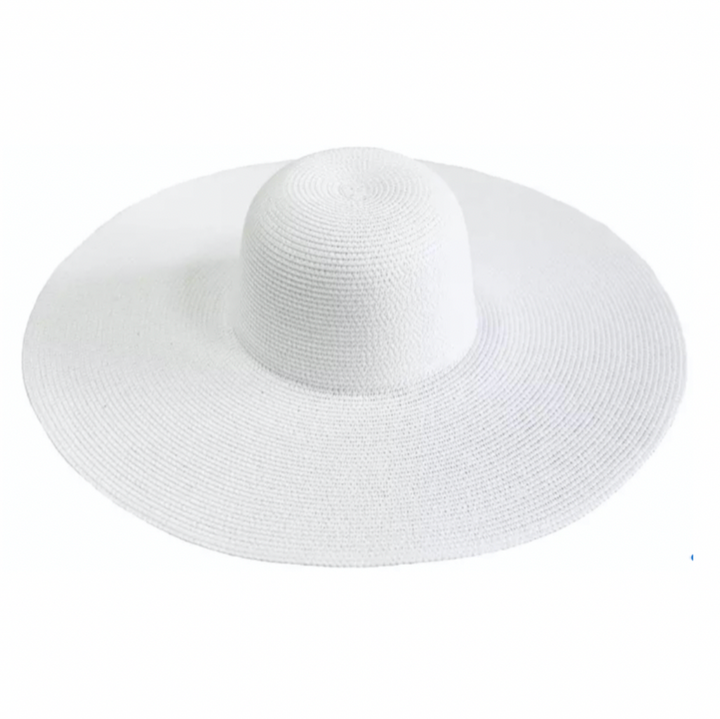 WS Kentucky Ultrawide Brim Hat - White - Hero