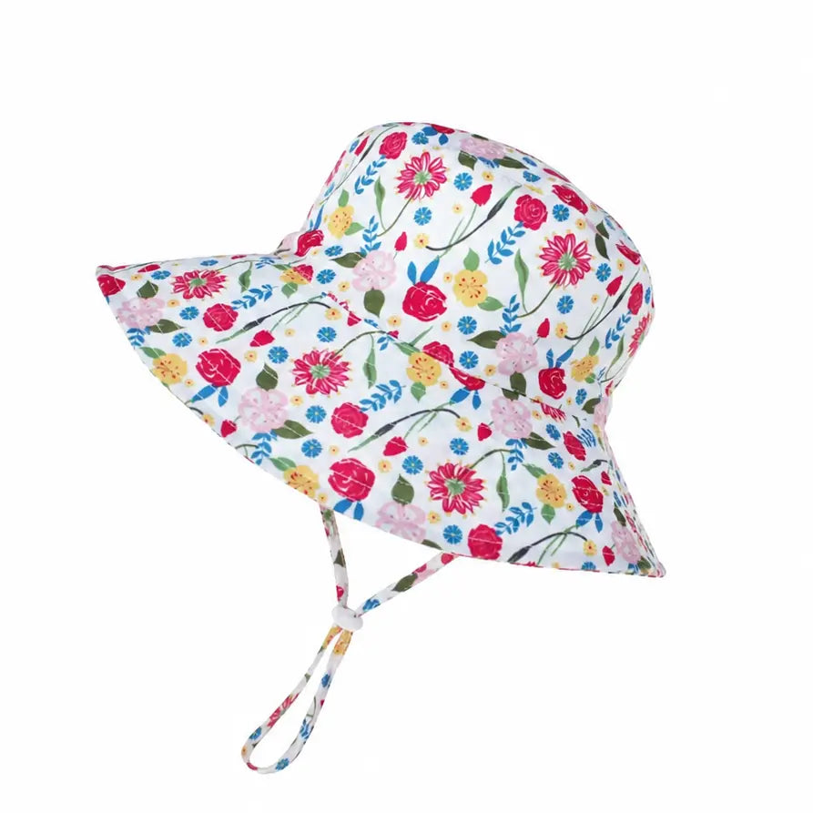 Kids Bucket Wide Brim with Toggle 3-5 yrs Tania Hird Designs