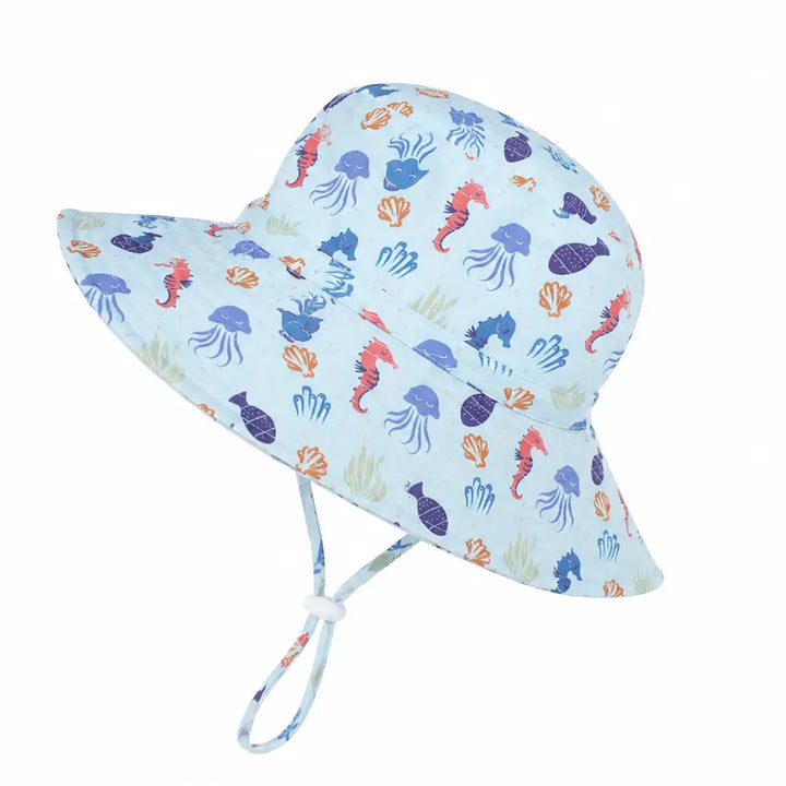 Kids Bucket Wide Brim with Toggle 3-5 yrs Tania Hird Designs
