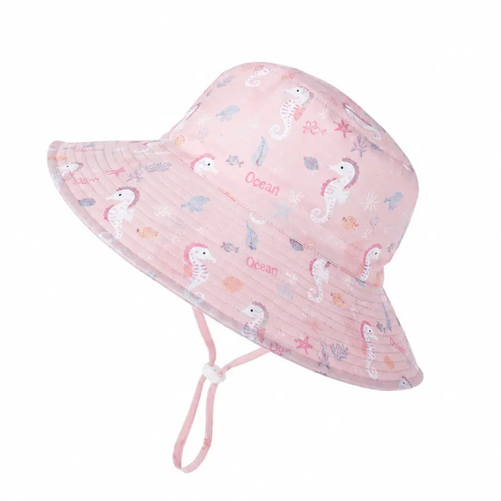 Kids Bucket Wide Brim with Toggle 3-5 yrs Tania Hird Designs