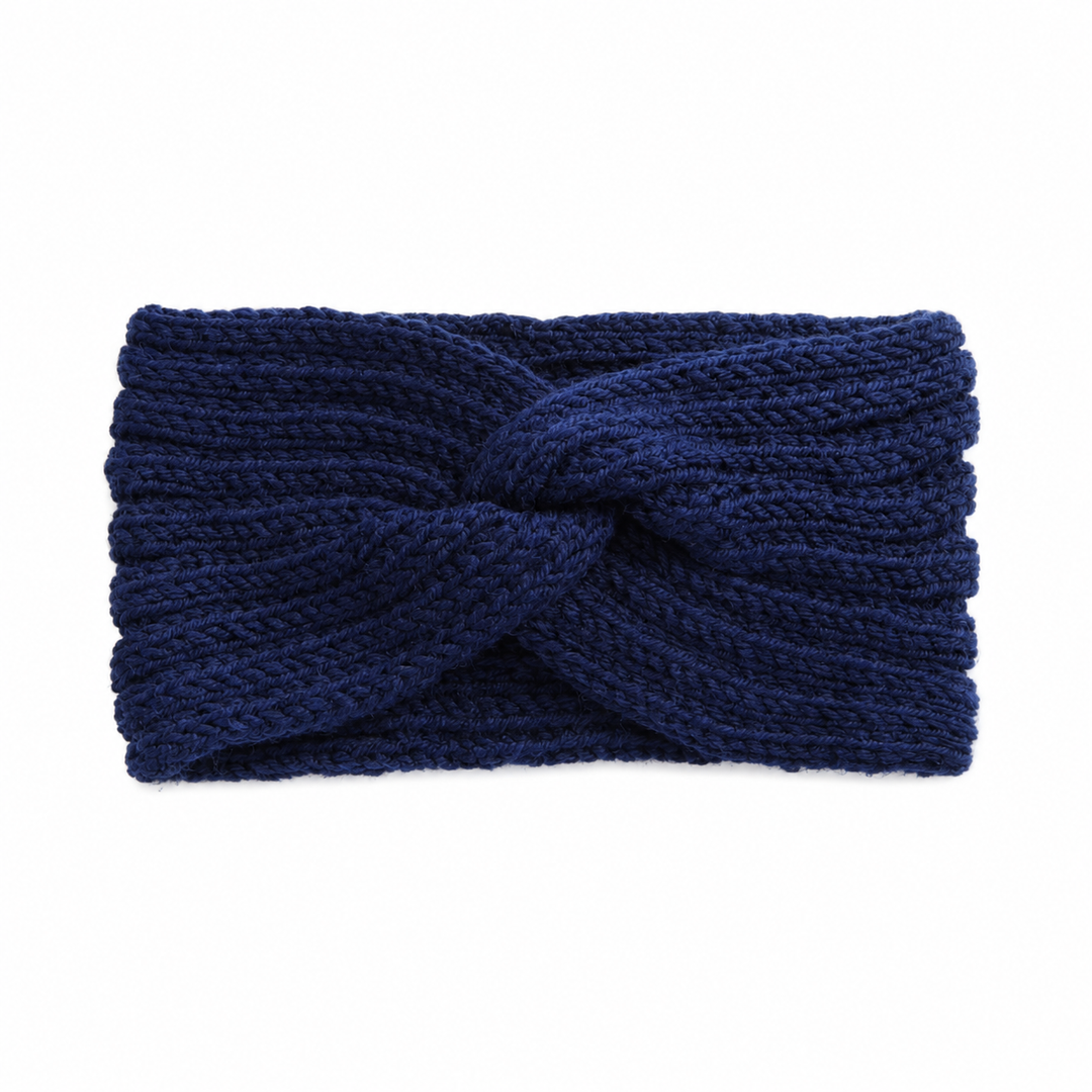 WS Knitknot Headband - Navy