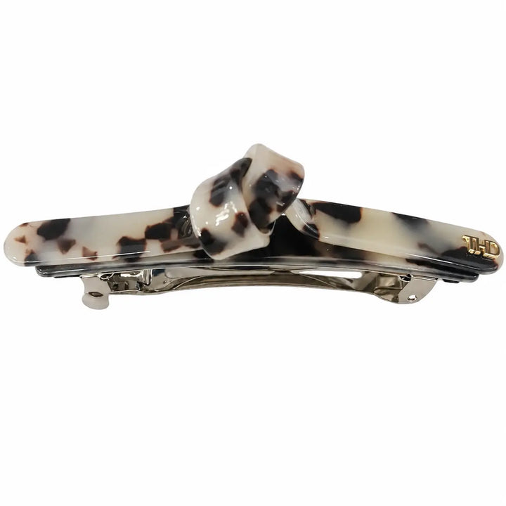 Cellulose Acetate Contour Barrette Tortoise