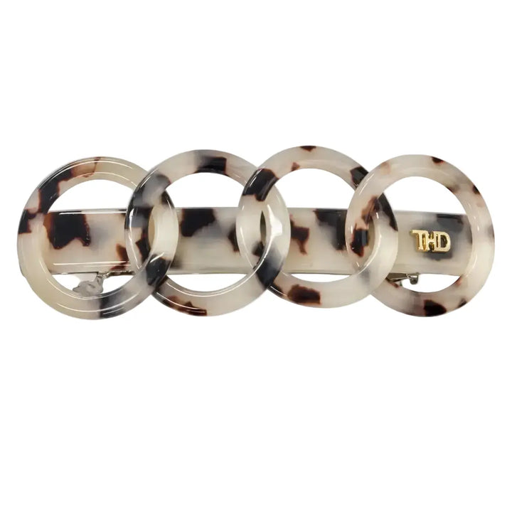 Acetate Rings Barrette Tortoise Tania Hird Designs