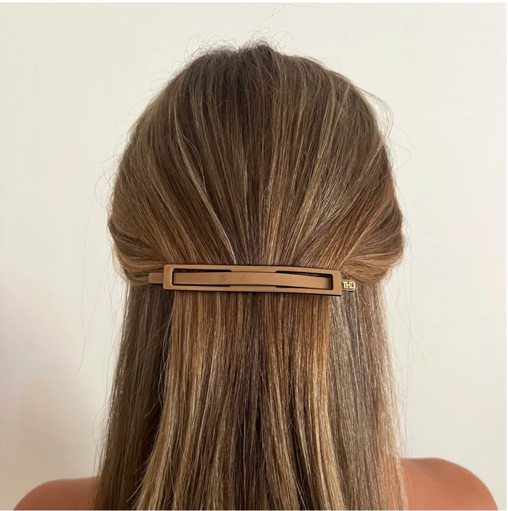 WS Cellulose Acetate Linear Barette Trim - Tan - Image 1