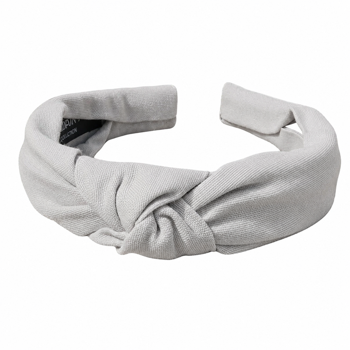 WS - Linen Structured Headband - French Grey - Hero