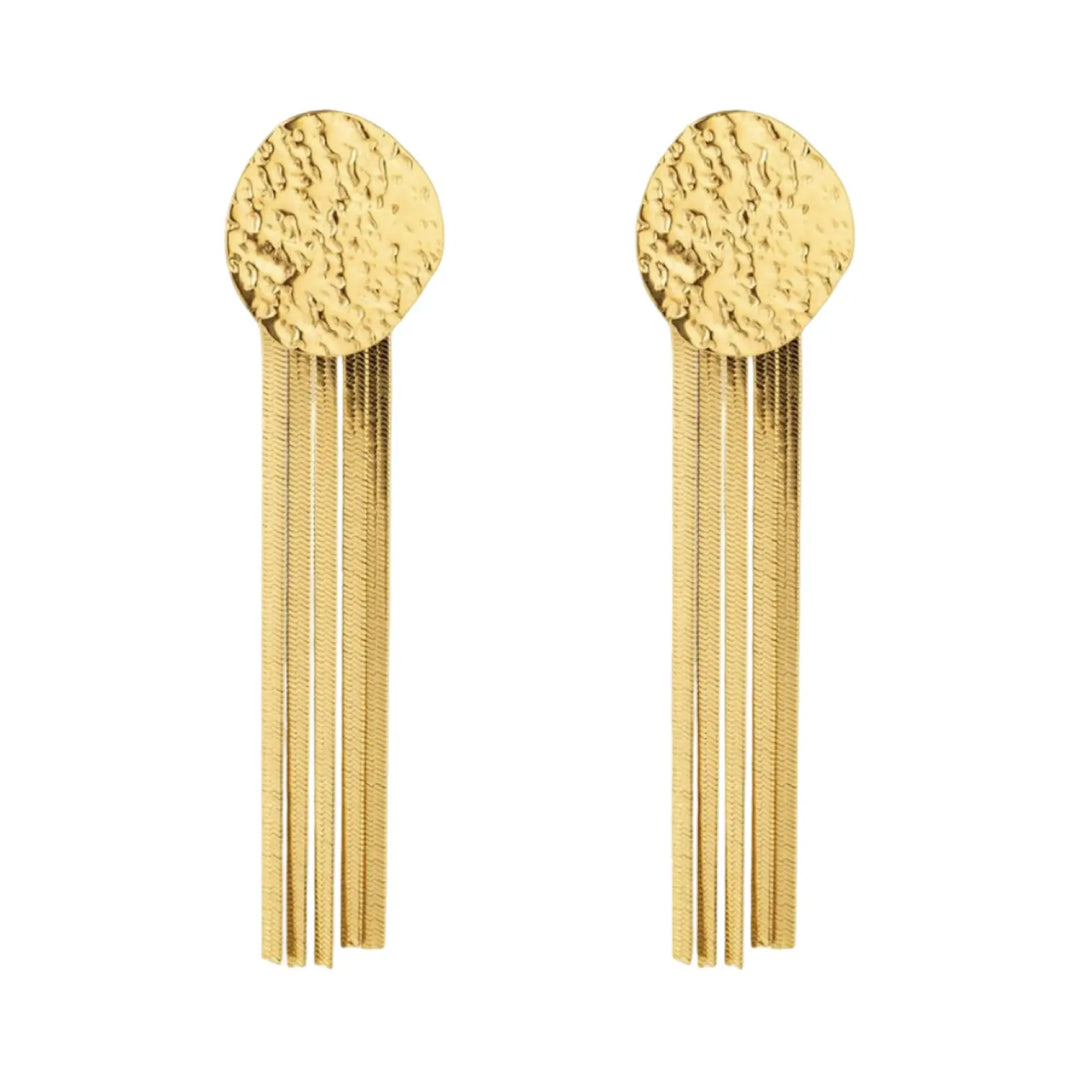Lumi Drop Earrings - Gold