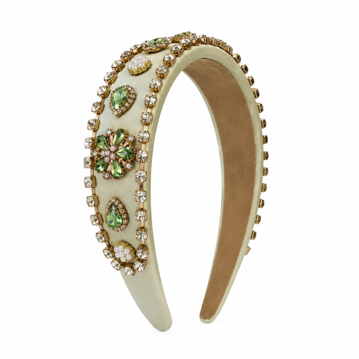 WS Meagan Statement Headband - Green