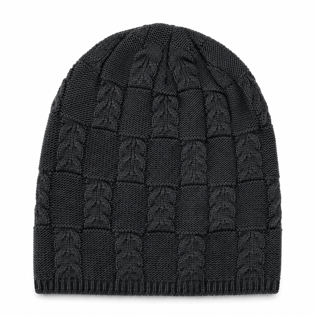 WS Mens Woolblend Beanie Slouch - Grey