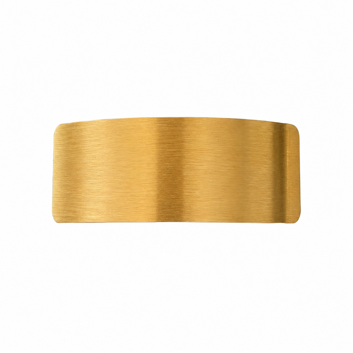 WS Metal Barette Rectangle - Gold