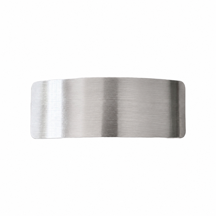WS Metal Barette Rectangle - Silver