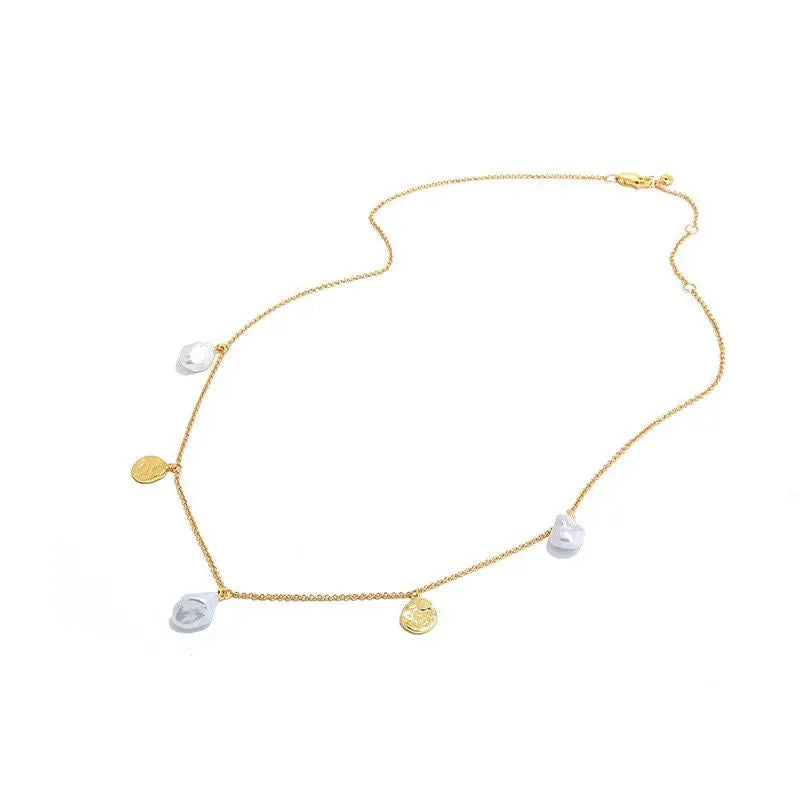 Mia Baroque Necklace - Gold