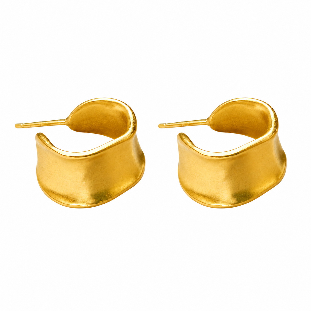 Mila 18K Gold plated Sterling Silver Earrings - Gold - Hero