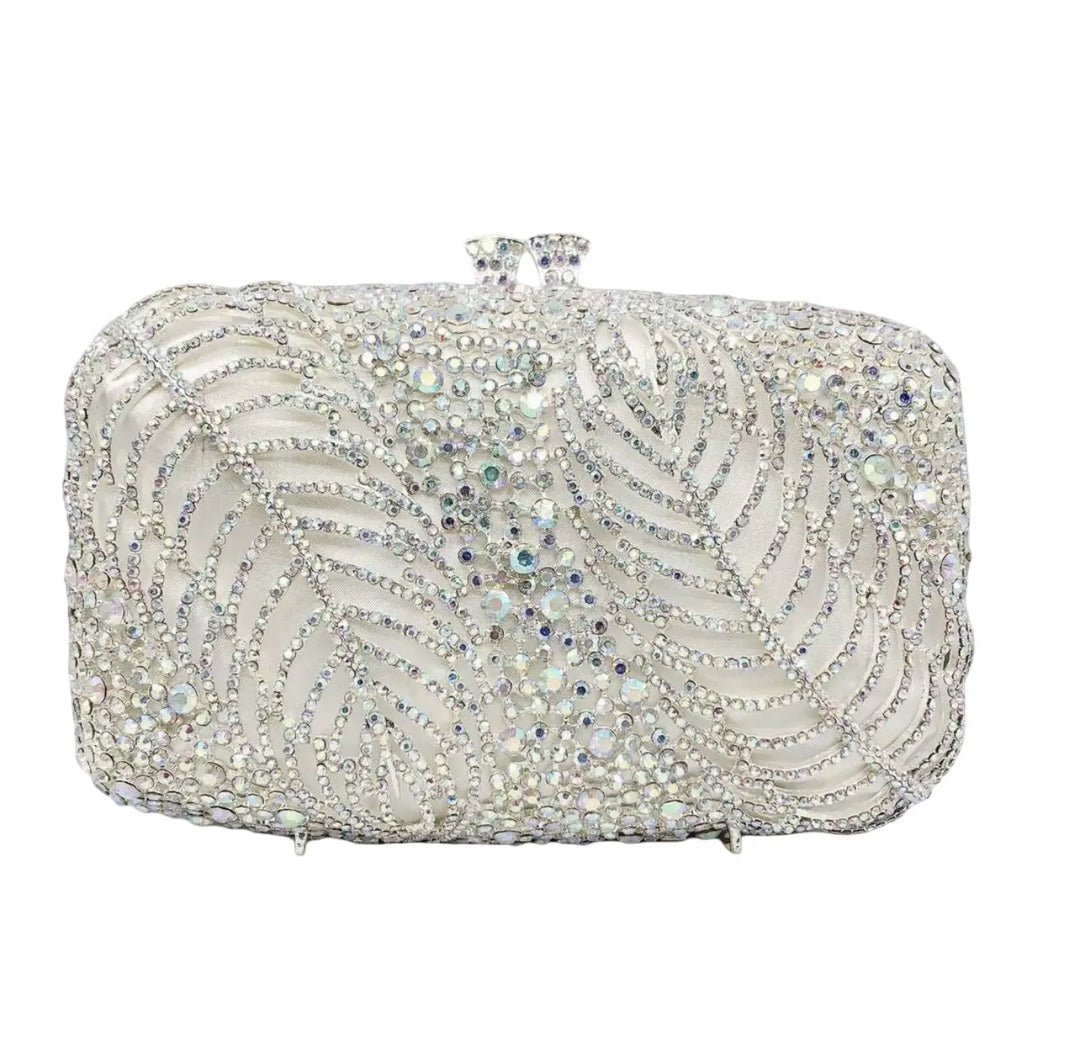 The Monaco Crystal Handcrafted Clutch Bag - image 1