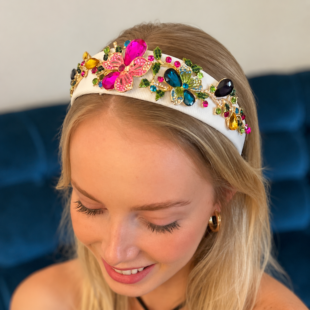 WS - Natasha & Garden Statement Headband - Natasha - Image 2