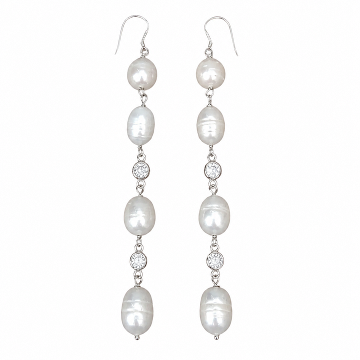 WS Ophelia Pearl Earrings - Hero